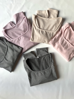 Camiseta Escote cuadrado (termopolar) - kimchi
