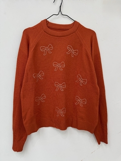 Sweater Ranglan Bow - tienda online
