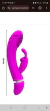 Imagem do Vibrador de Ponto G e clitóris com Dedilhar / Vem cá - SOG - Pretty Love 5332