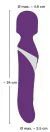 Microfone Vibrador Varinha Mágica com rotação - Recarregável 7140 na internet