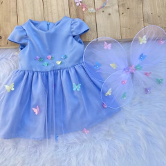 Kit Azul jardim encantado