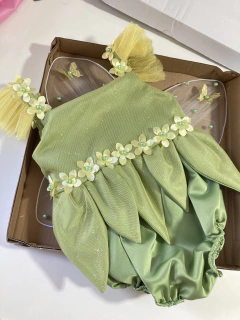 Kit sininho com asa e romper - loja online