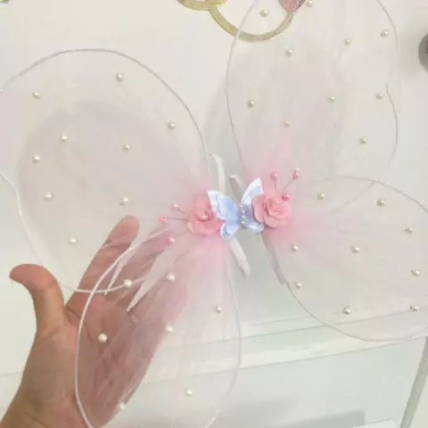 Asa jardim Rosa bebê na internet