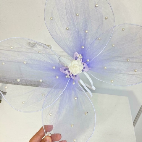 Asa Jardim de pérolas lílas