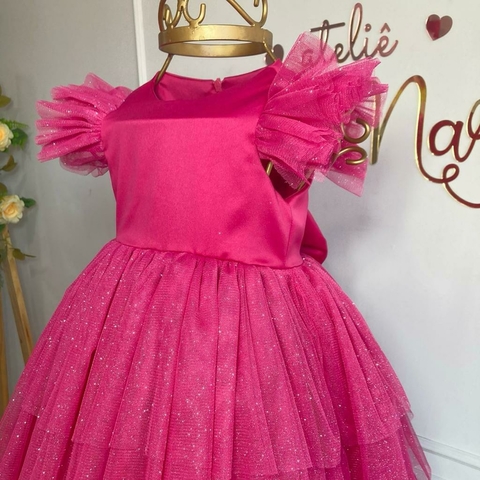 Vestido inspiração Barbie