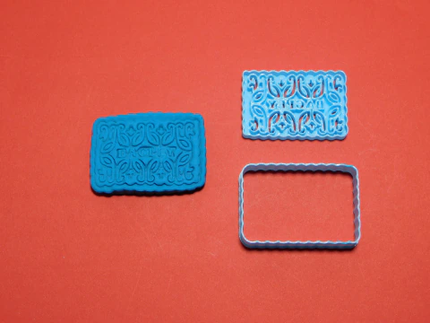 1121 Galleta bagley: cortante+sello(2 piezas)