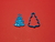 Imagen de 6355 arbol de navidad: cotante+sello(2 piezas)