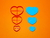 Combo corazones x 3!