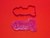 3042 Gracias en relieve 10 cm(2 piezas) - comprar online