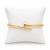 Bracelete Prego em Aço Inox Dourado – Design Moderno e Elegante BRA284