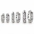 Kit 3 Pares de Brincos de Argola com Zircônia Folheados – Dourado ou Prata – KT351 - comprar online