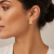 Brinco Feminino Infinito Folheado com Zircônias Dourado ou Prata BR658 na internet