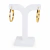 Brinco Argola Feminino em Aço Dourado ou Prata BR559 - Casa Biju 