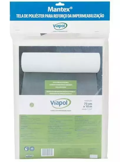 TELA DE POLIÉSTER MANTEX 73CM X 10M - VIAPOL - comprar online