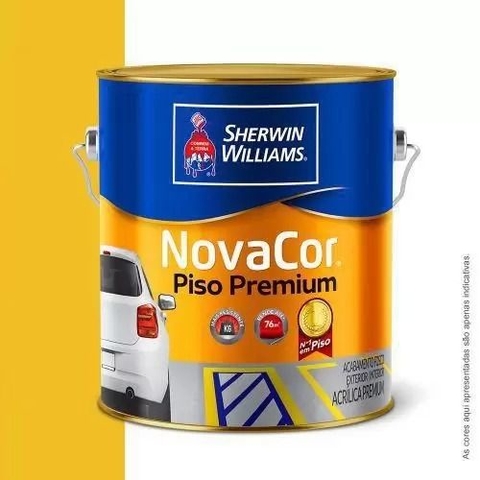 Tinta Piso Premium Amarelo Demarcação 3,6L Sherwin Williams