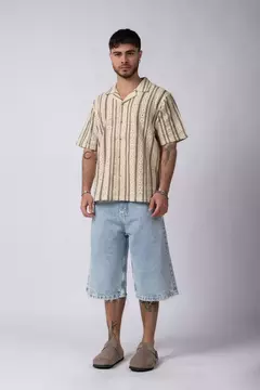 Camisa Manga Corta Crochet Steam VCP