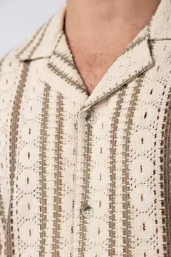 Imagen de Camisa Manga Corta Crochet Steam VCP