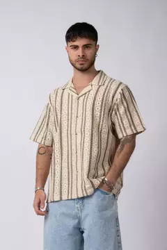 Camisa Manga Corta Crochet Steam VCP - Hormaf