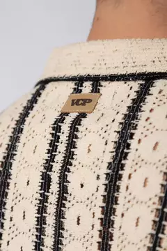 Camisa Manga Corta Crochet Steam VCP - Hormaf