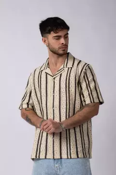 Camisa Manga Corta Crochet Steam VCP - comprar online