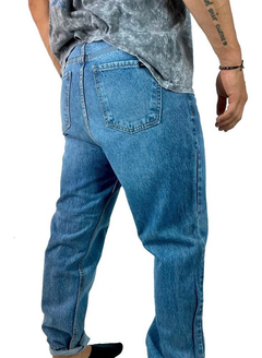 Pantalón Jean Santa Elena Recto Mom Hombre Nuevo Azul
