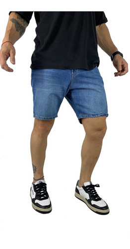 Bermuda De Jean Spy Mom Recta Nueva