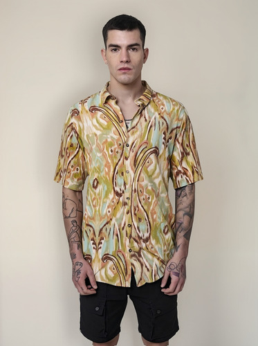 Camisa Luxo Fibrana Strange Love Print L - comprar online