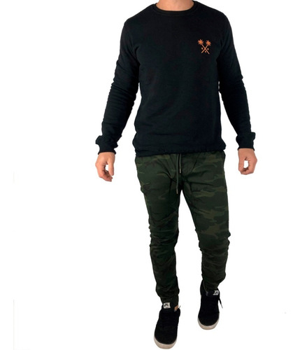 Pantalon Jogger Spy Limited Travis Camuflado Militar Hombre - comprar online