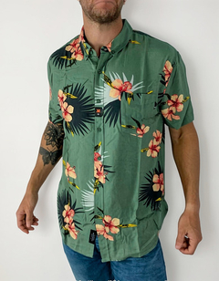 Camisa Spy Limited Peach Manga Corta Hawaiana Hombre