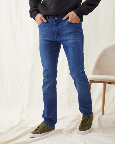 Jean Taverniti Calce Regular Elastizado Clasico Hombre Nuevo