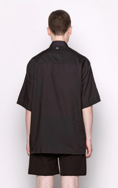 Imagen de Camisa Luxo Curds Lino Manga Corta Lisa Liviana Hombre