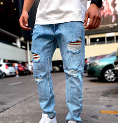 Jeans Revston Mom Varios Roturas Lisos Hombre Nuevo en internet