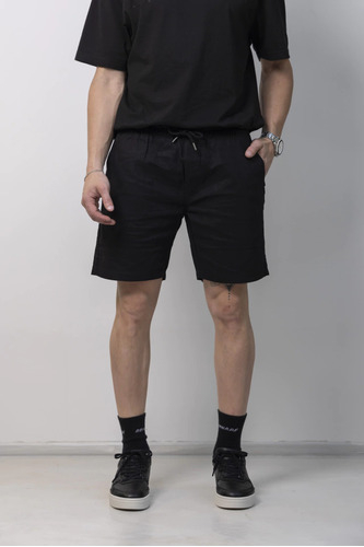 Bermuda Bernabe Jogger Lino Nuevo