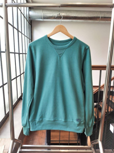Buzo Batuk Liso Cuello Redondo Algodón Rustico Hombre Nuevo
