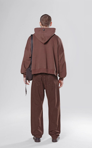 Buzo Luxo Hoodie Dotcom Crop Frisa Nuevo