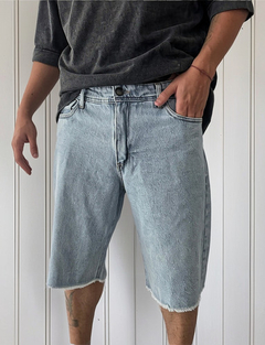 Bermuda Zummo Mum Recta Oversize Roturas Hombre Nueva