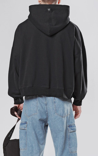 Buzo Luxo Hoodie Dotcom Crop Frisa Nuevo