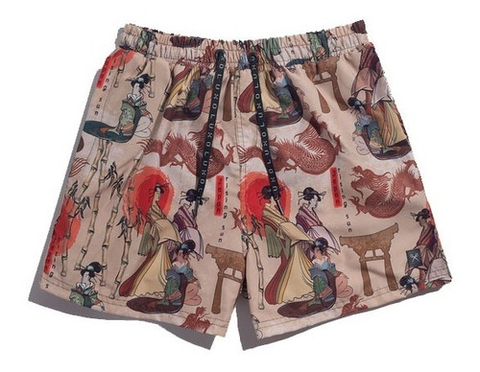 Short De Baño Malla Luxo Print M Corto Nuevo Hombre