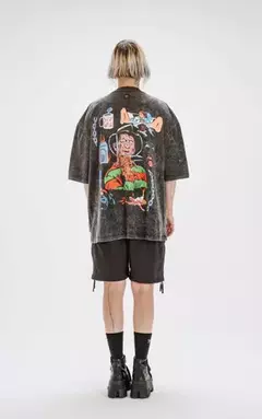 Remera Luxo Freddy Oversize Unisex Hombre – Algodón Cuello Redondo - tienda online