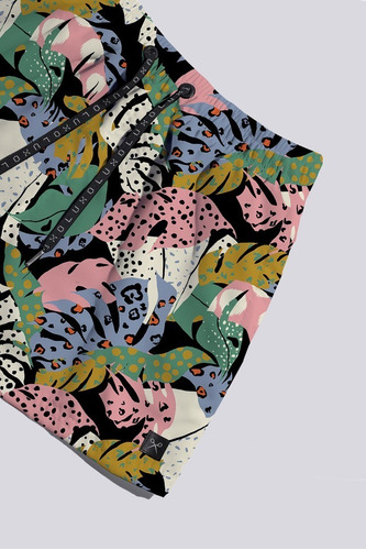 Short De Baño Malla Luxo Print D1 Corto Nuevo Hombre