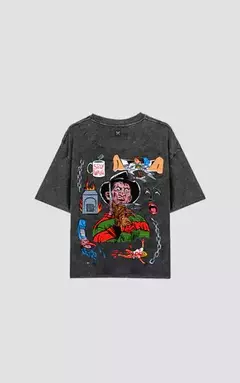 Imagen de Remera Luxo Freddy Oversize Unisex Hombre – Algodón Cuello Redondo