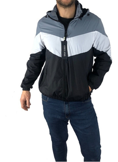 Campera Importada Impermeable Combinada Rompeviento Hombre - Hormaf