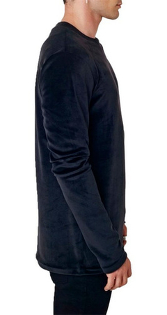Buzo Hombre Luxo Plush Black en internet