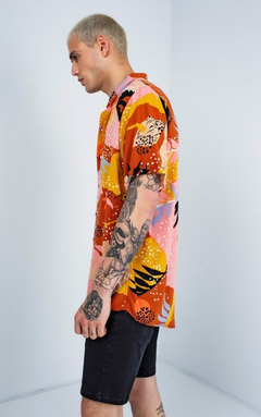 Imagen de Camisa Luxo Print E I Fibrana Manga Corta Liviana Hombre