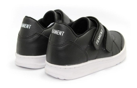Zapatilla Filament Suri Velcro Negras Escolares Juvenil