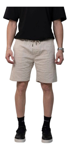 Bermuda Bernabe Jogger Lino Nuevo