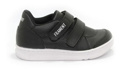 Zapatilla Filament Suri Velcro Negras Escolares Juvenil