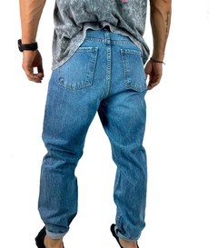 Pantalón Jean Santa Elena Recto Mom Hombre Nuevo Azul - comprar online
