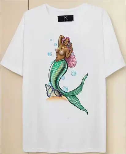 Remera Luxo Oversize Dalia 01 sin genero– Algodón Estampada