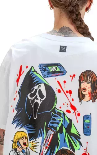 Remera Luxo Scream Oversize Unisex Hombre – Algodón Cuello Redondo - comprar online